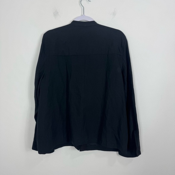 Kobi Halperin Starr Snap-Front Military Shirt Jacket Black Size Large $399 - Picture 4 of 12